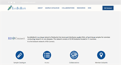 Desktop Screenshot of eurobiobank.org