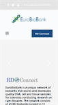 Mobile Screenshot of eurobiobank.org