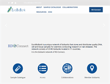 Tablet Screenshot of eurobiobank.org